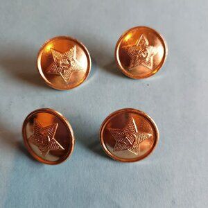 VINTAGE 1989 Soviet Union Officer's buttons. 4